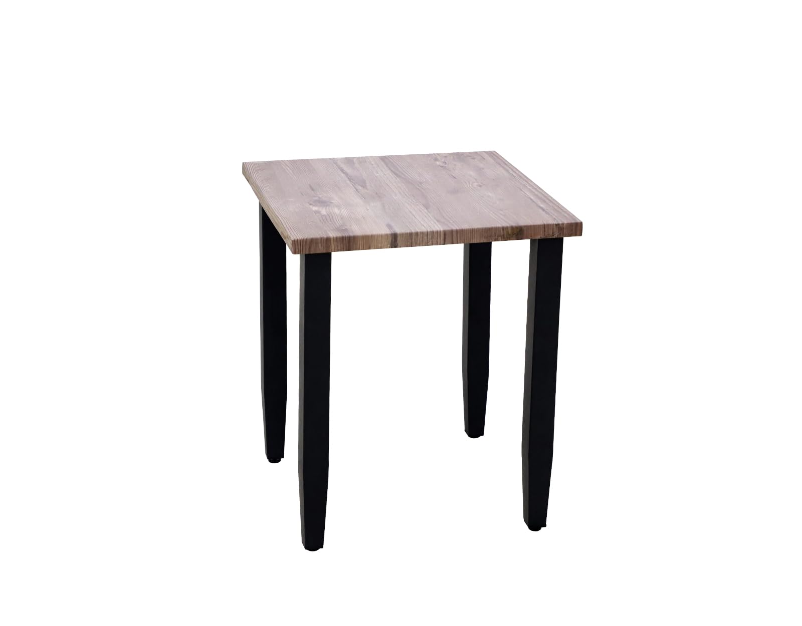 COOS BAY Modern Outdoor Table, Patio Side Table with Wood Grain Top, Metal Weather-Resistant Table for Deck, Porch, Balcony, Garden, 20.9" x 20.9" x 24.2", Brown - Image 8